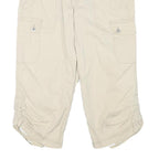 GLORIA VANDERBILT Womens Shorts Beige Cargo Pocket M W30 Casual Cotton Blend