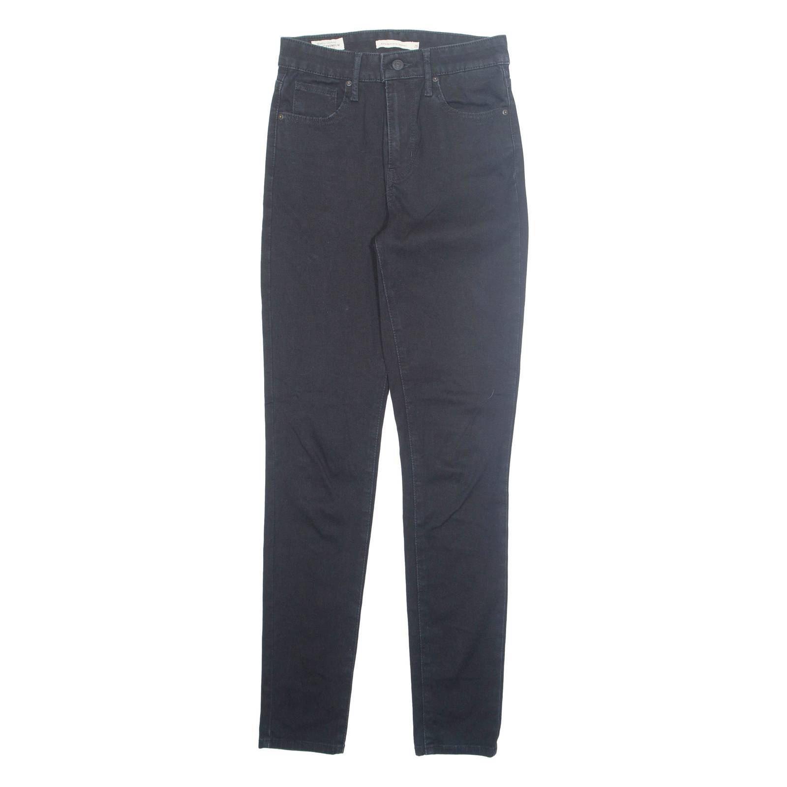 LEVI'S Big E 721 Womens Jeans Black Slim Tapered W26 L30