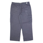 DICKIES Cargo Workwear Womens Trousers Grey Regular Straight W38 L28