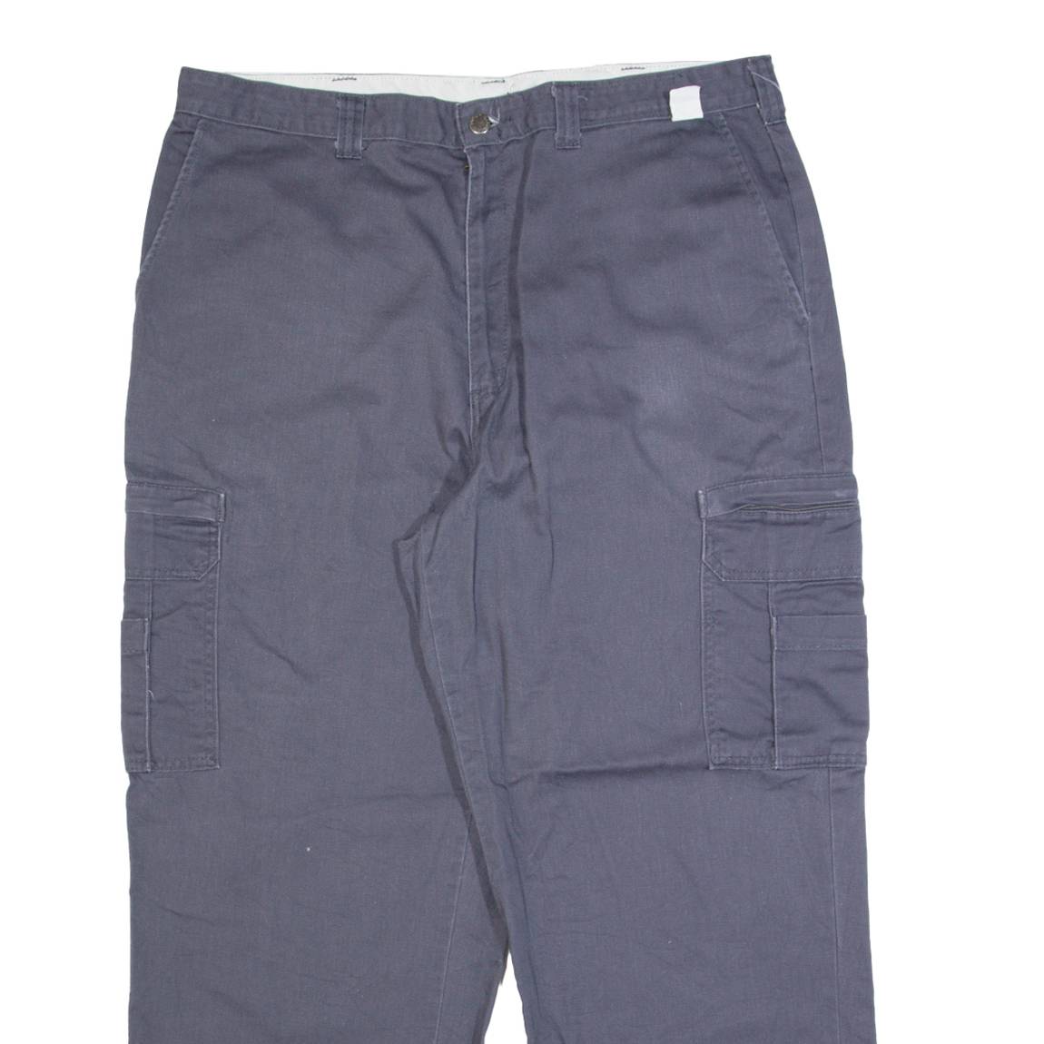 DICKIES Cargo Workwear Womens Trousers Grey Regular Straight W38 L28
