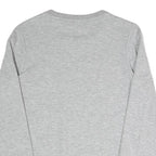 ADIDAS Womens Grey Sweatshirt Crew Neck S Sport Graphic Cotton Blend Pullover