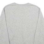NIKE Mens Grey Crew Neck L Sweatshirt Cotton Blend Casual Comfortable