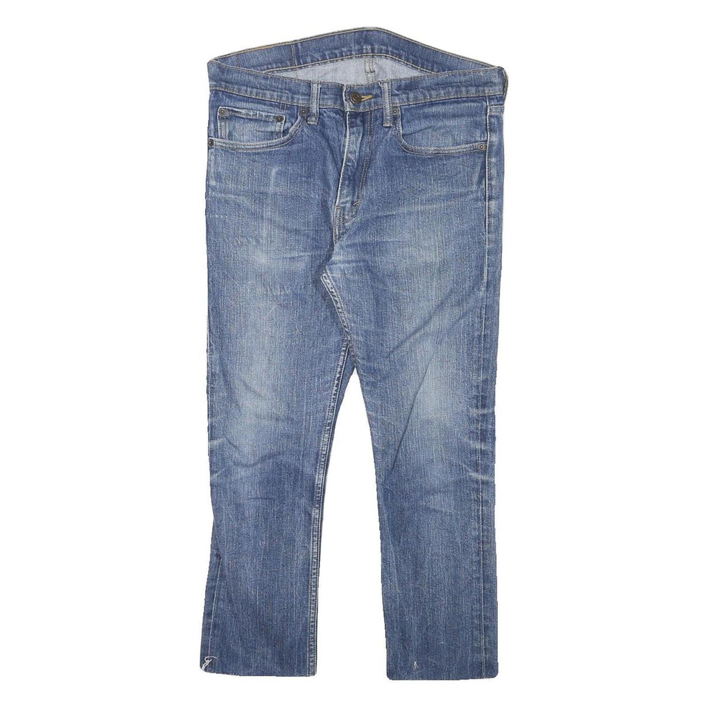 LEVI'S Mens Slim Blue Denim Medium Jeans W30 L23 Classic Zip Casual Stylish