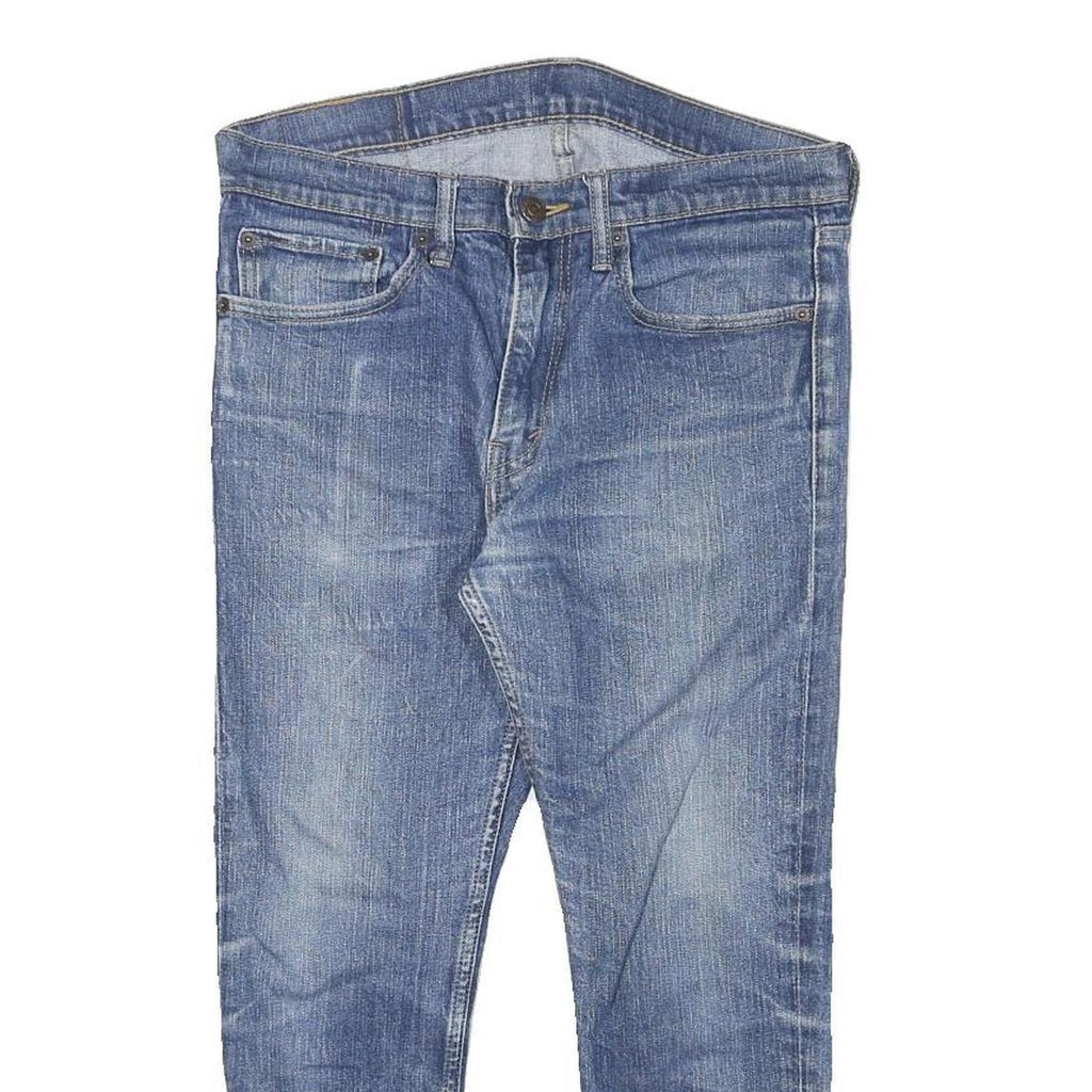 LEVI'S Mens Slim Blue Denim Medium Jeans W30 L23 Classic Zip Casual Stylish