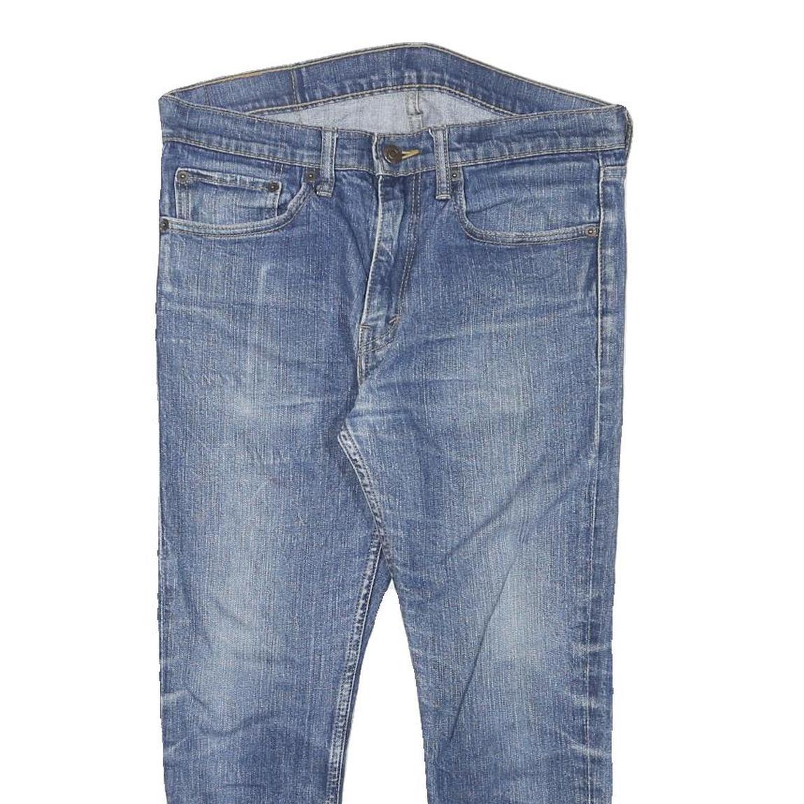 LEVI'S Mens Slim Blue Denim Medium Jeans W30 L23 Classic Zip Casual Stylish