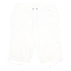 UNIONBAY Womens Shorts White Casual M W32 Cotton Cargo Style