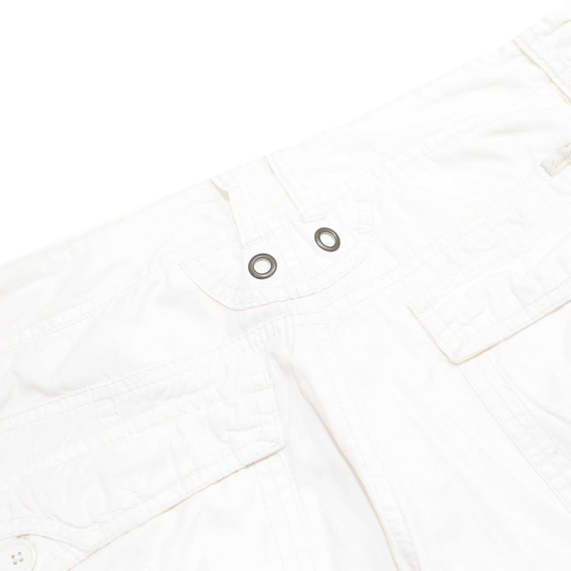 UNIONBAY Womens Shorts White Casual M W32 Cotton Cargo Style