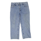 JCC Womens Blue Regular Fit Straight Denim Medium Wash Jeans W34 L27 Comfortable