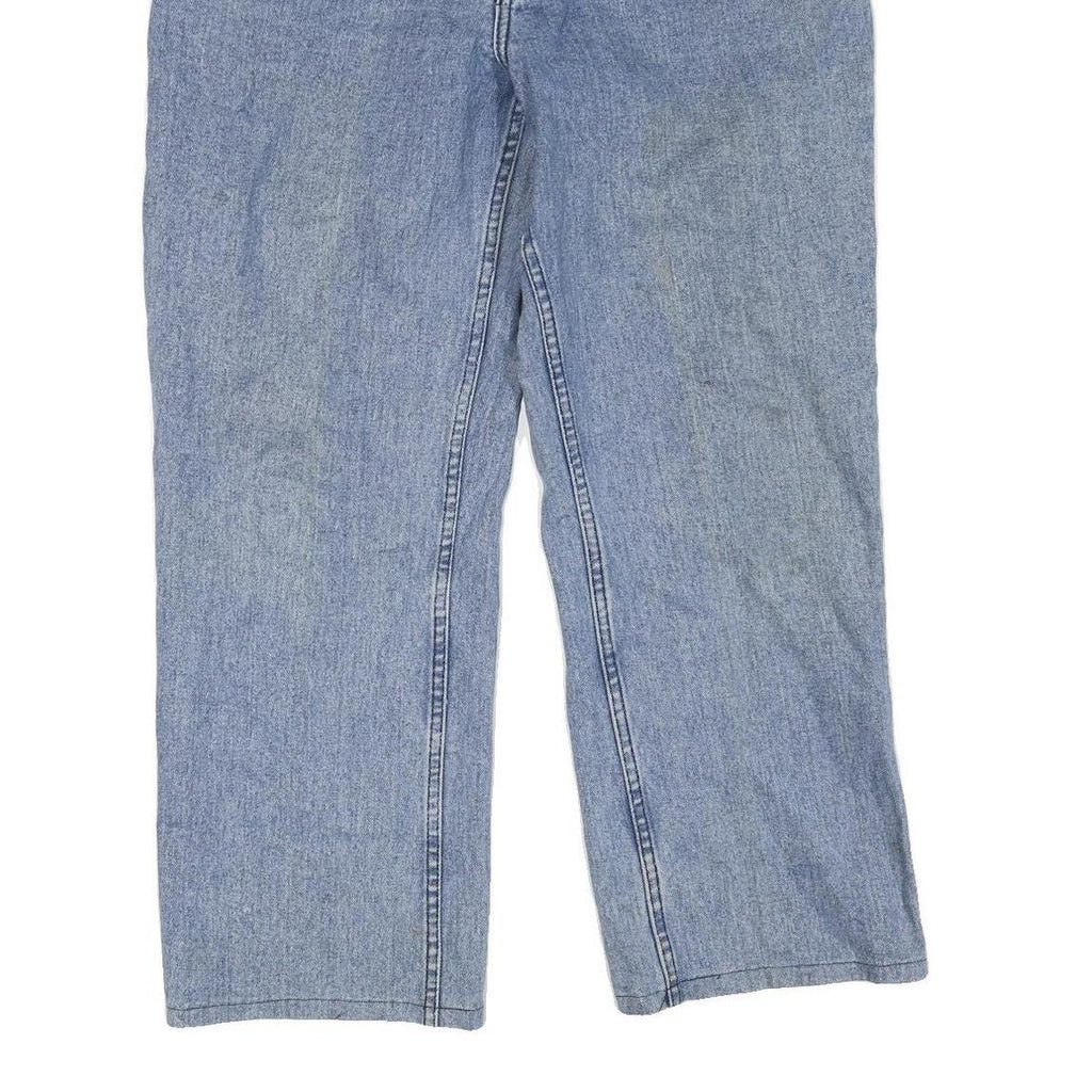 JCC Womens Blue Regular Fit Straight Denim Medium Wash Jeans W34 L27 Comfortable