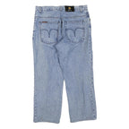 JCC Womens Blue Regular Fit Straight Denim Medium Wash Jeans W34 L27 Comfortable