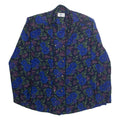 EASTEX Womens Jacket Blue Floral M