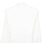 DOLCE & GABBANA Womens White Single Breasted Jacket S Cotton Blend Classic