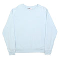 FILA Womens Blue Crew Neck L Sweatshirt Cotton Blend Pullover Casual