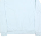 FILA Womens Blue Crew Neck L Sweatshirt Cotton Blend Pullover Casual