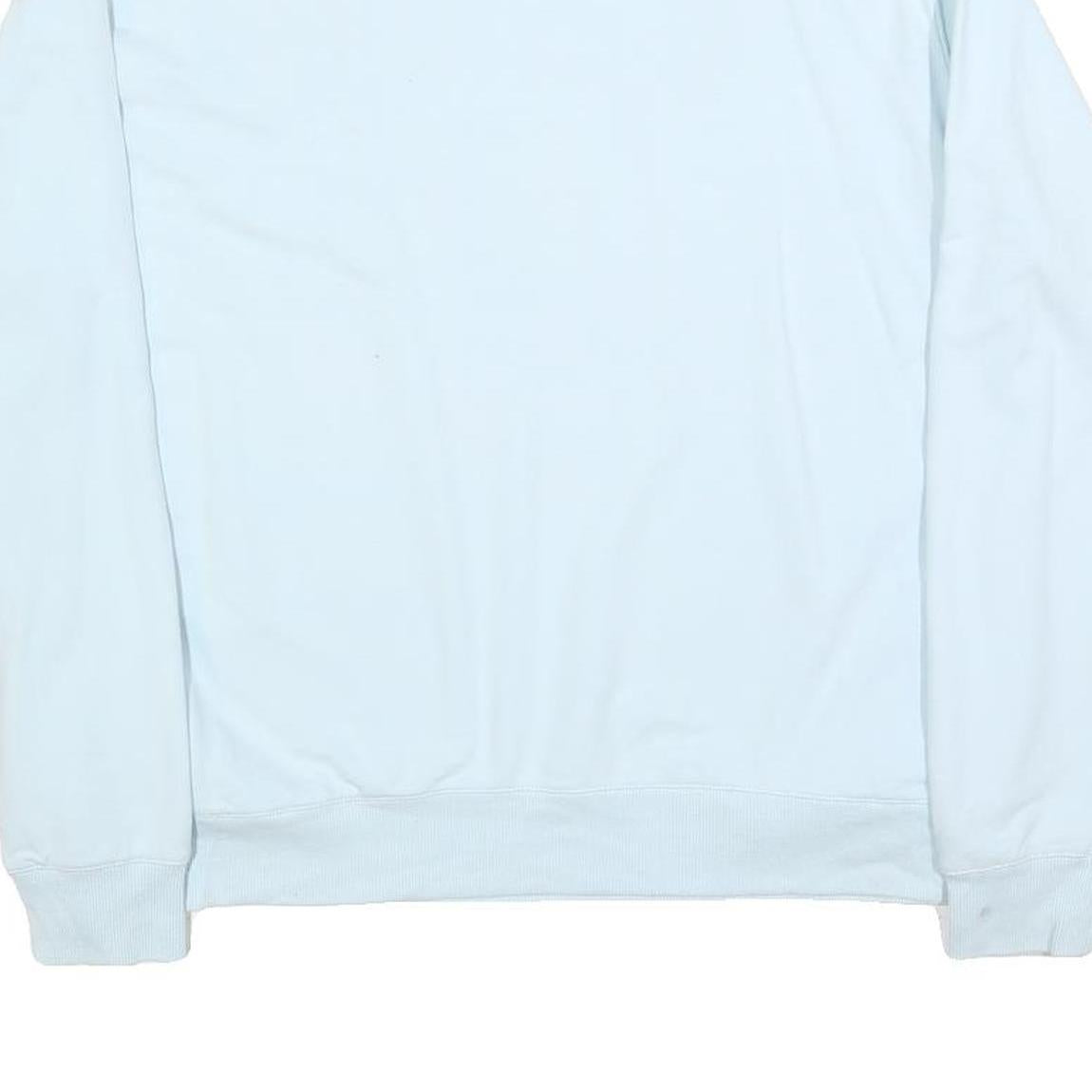 FILA Womens Blue Crew Neck L Sweatshirt Cotton Blend Pullover Casual