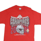 GENUINE BRAND Mens Red Rose Bowl Champions 2010 Graphic T-Shirt L Short Sleeve