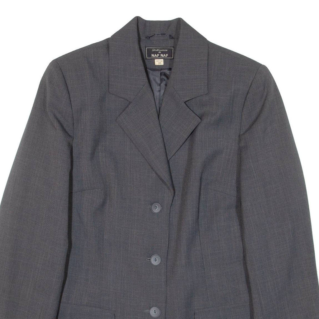 NAF NAF Womens Blazer Jacket Grey S