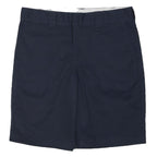 DICKIES Mens Shorts Navy Casual Cotton Blend L W34 Workwear Durable