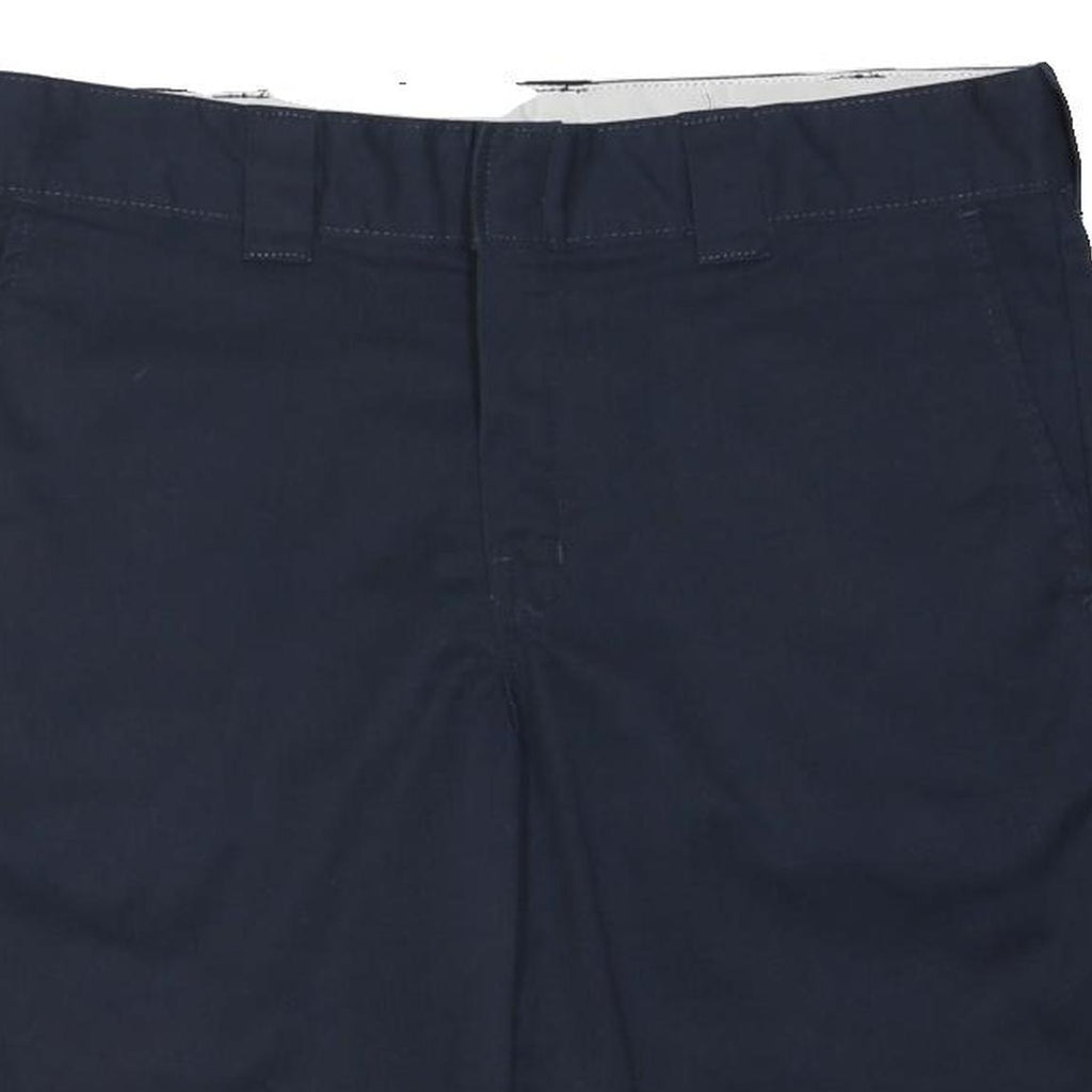 DICKIES Mens Shorts Navy Casual Cotton Blend L W34 Workwear Durable