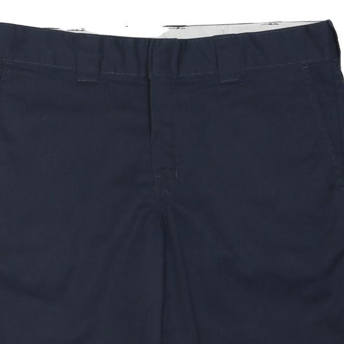 DICKIES Mens Shorts Navy Casual Cotton Blend L W34 Workwear Durable