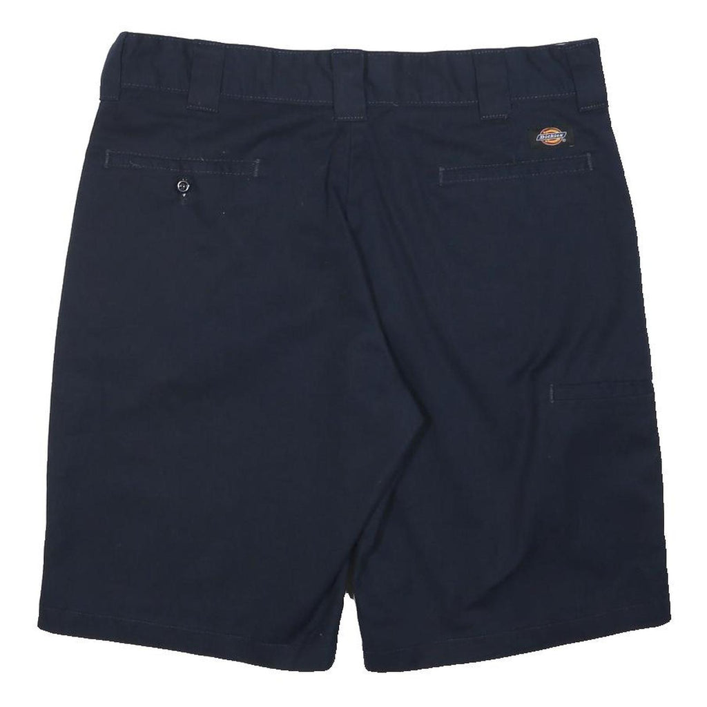 DICKIES Mens Shorts Navy Casual Cotton Blend L W34 Workwear Durable
