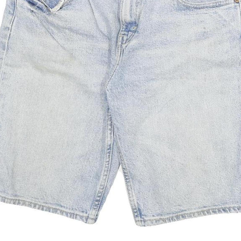 LEVI'S Mens Denim Light Blue 511 Regular Fit Shorts L W30 Cotton Blend Casual