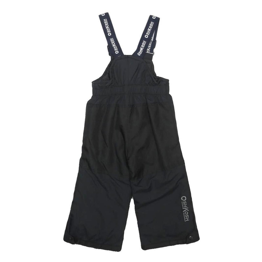 OSH KOSH Boys Black Polyester Dungarees Regular Fit 2Y W12 L12 Adjustable Straps