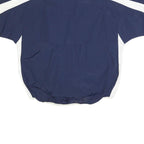 MAJESTIC Mens Navy & White Baseball Windbreaker XL Nylon Plain Team Jacket