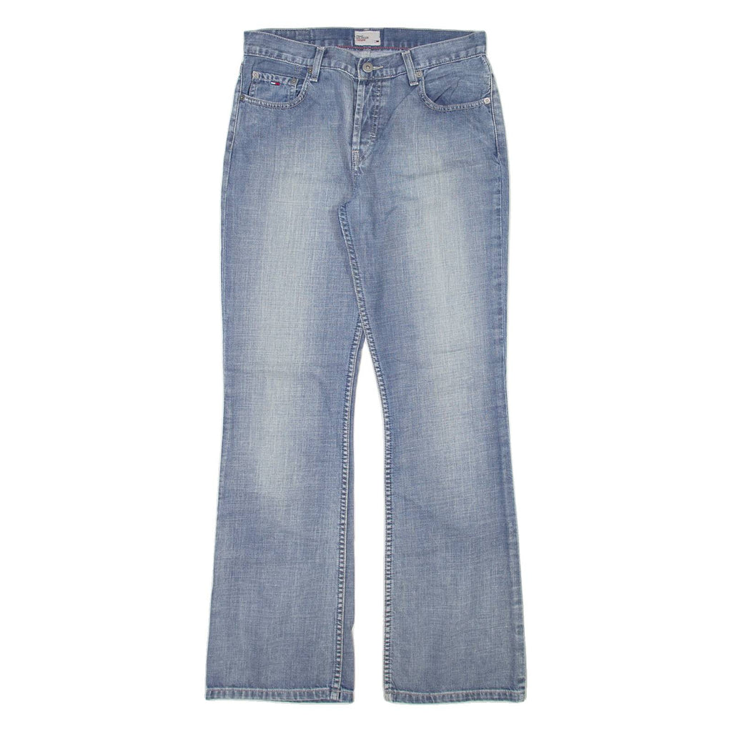 TOMMY HILFIGER Womens Jeans Blue Regular Bootcut Stone Wash W30 L32