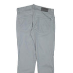 CALVIN KLEIN JEANS Mens Cotton Blend Slim Light Grey Slim Straight Trousers W34