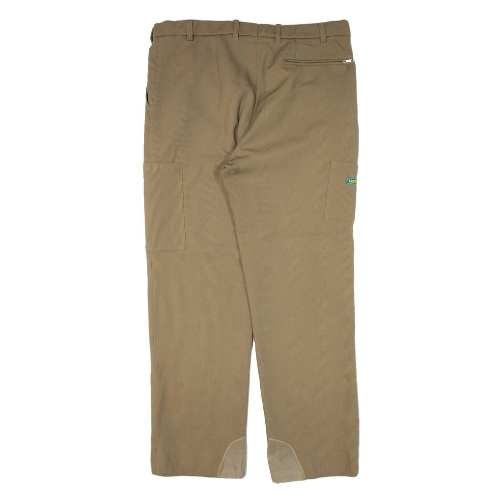 HOLIDAY Mens Trousers Green Regular Straight W36 L30