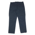 Mens Regular Fit Zip Closure Polyester Blend Black Trousers W34 L32 Comfortable