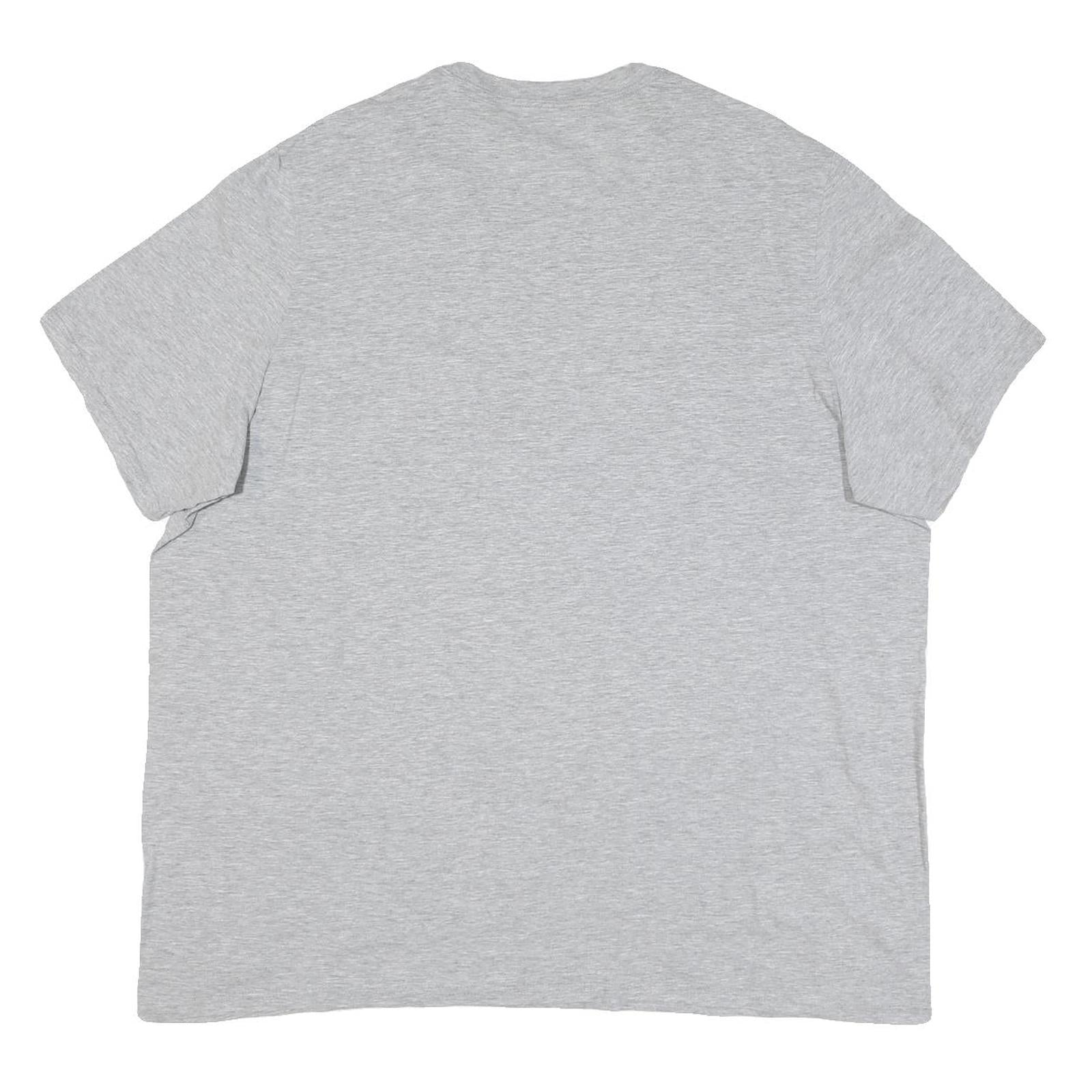 ADIDAS Mens Grey Crew Neck Short Sleeve T-Shirt 2XL Cotton Blend Casual