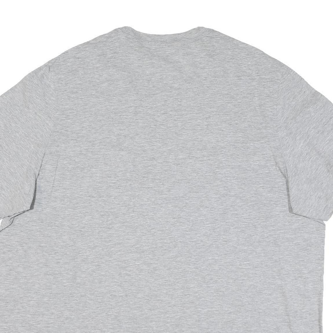 ADIDAS Mens Grey Crew Neck Short Sleeve T-Shirt 2XL Cotton Blend Casual