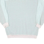 Womens Blue & White Alaska Graphic Crew Neck Sweatshirt M Casual Cotton