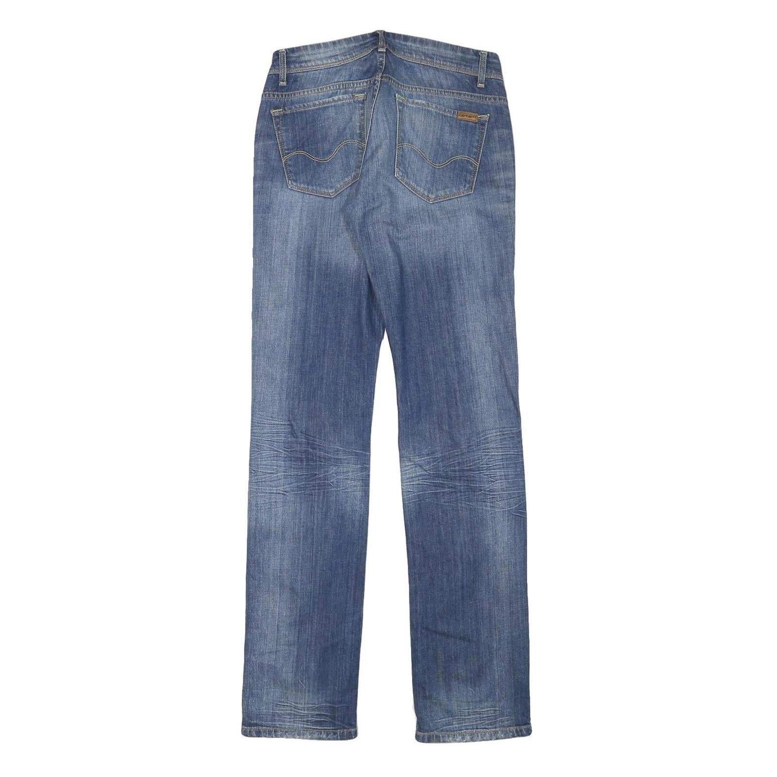 CARHARTT Womens Regular Fit Blue Denim Jeans Zip W27 L32 Classic Cotton Blend