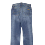 CARHARTT Womens Regular Fit Blue Denim Jeans Zip W27 L32 Classic Cotton Blend