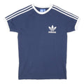 ADIDAS ORIGINALS Mens Navy Blue & White Graphic T-Shirt M Short Sleeve Crew Neck