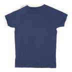 ADIDAS ORIGINALS Mens Navy Blue & White Graphic T-Shirt M Short Sleeve Crew Neck
