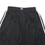 ADIDAS Mens Black Casual Sports Basketball Shorts S W26 Three Stripe