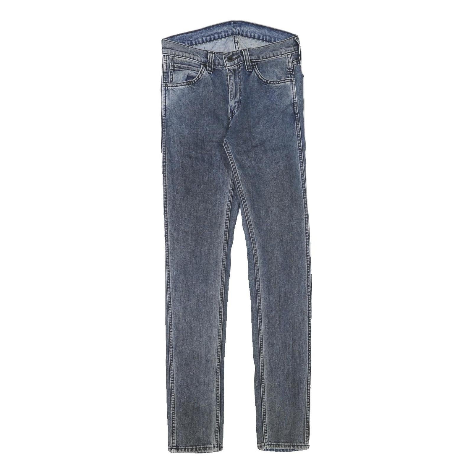 LEVI'S Mens Jeans Blue Slim Skinny Denim Rinse W28 L32 Classic Zip Fly