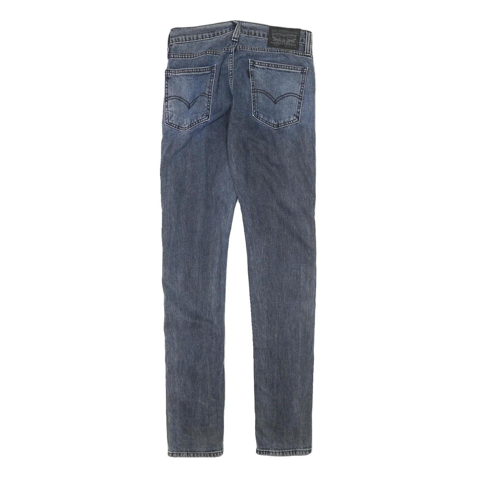LEVI'S Mens Jeans Blue Slim Skinny Denim Rinse W28 L32 Classic Zip Fly