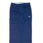 PUMA Mens Track Pants Blue Straight M W31 L30