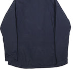 COLUMBIA Womens Navy Blue Outdoor Jacket XL Polyester Blend Zip Hooded Plain