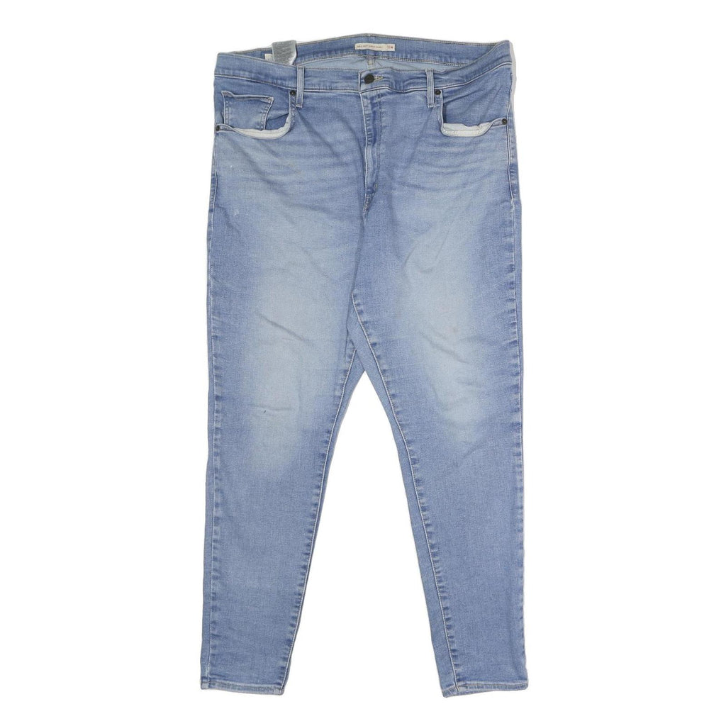 LEVI'S Mile High Super Skinny Big E Womens Jeans Blue Relaxed Skinny Denim Light