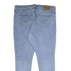 LEVI'S Mile High Super Skinny Big E Womens Jeans Blue Relaxed Skinny Denim Light