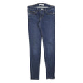 LEVI'S 711 Womens Slim Blue Denim Jeans W26 L30 Classic Cotton Blend Zip