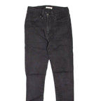 LEVI'S 721 High Rise Womens Jeans Black Slim Skinny W27 L30