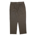 TOMMY HILFIGER Mens Cotton Blend Brown Regular Straight Trousers W38 L32 Casual
