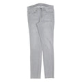 CALVIN KLEIN JEANS Womens Slim Grey Denim Light W28 L32 Slim Fit Zip Closure